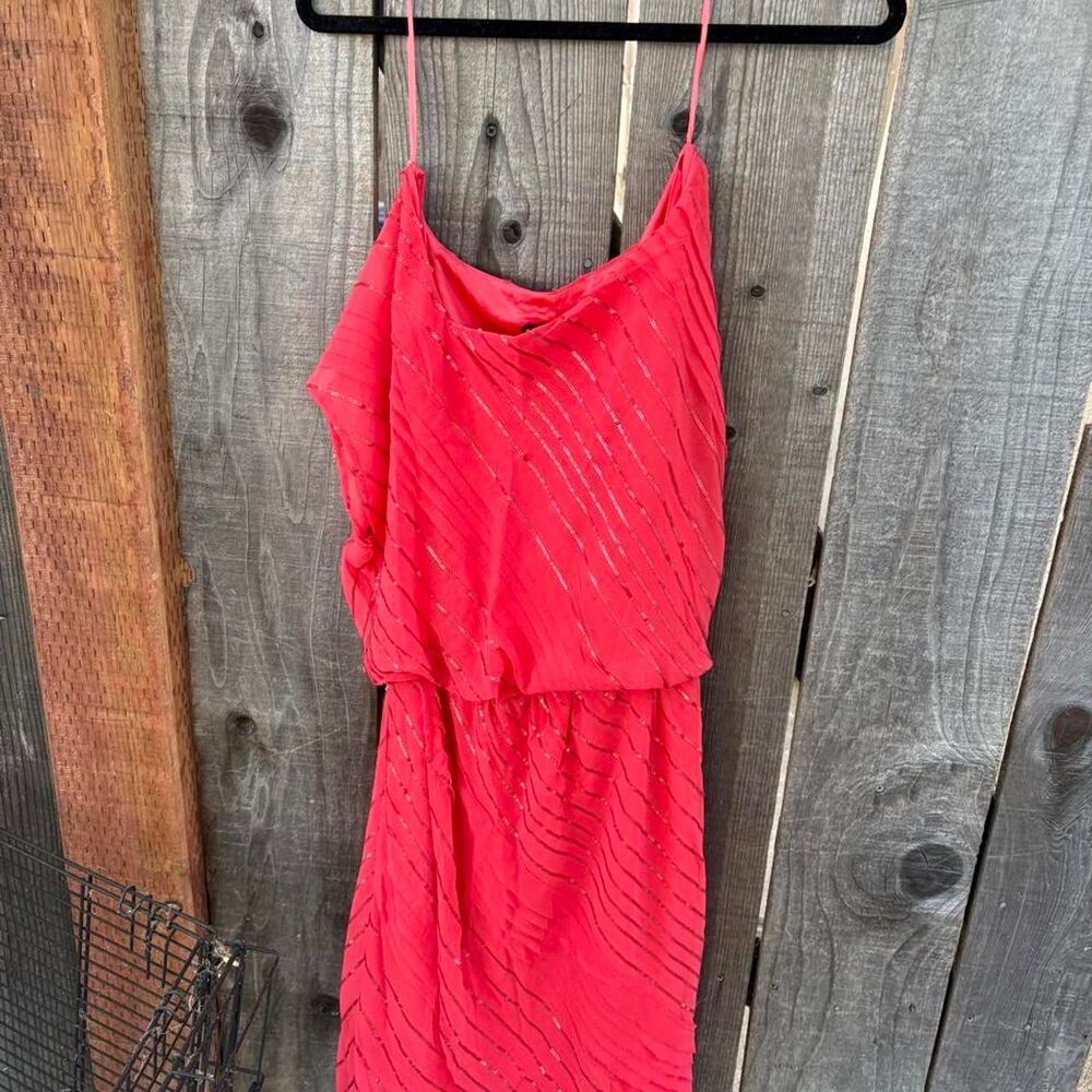 Vince-camuto Women's Red and Pink Dress